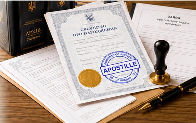 Отримання дублікатів документів з України